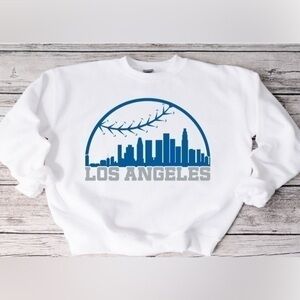 Los Angeles Dodgers Skyline Crewneck